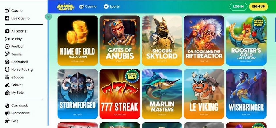 Samba slots
